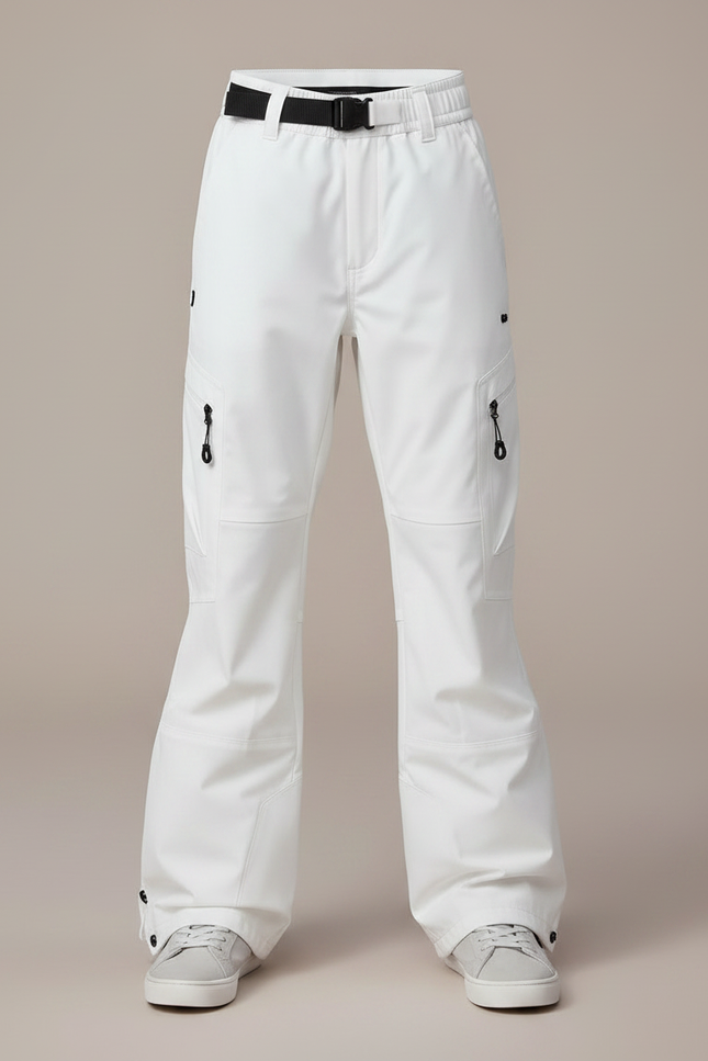 Pantalon De Pluie Blanc Enfant Ski Ceinturé - Polyester - vue 3