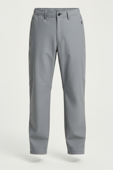 Pantalon De Pluie Gris Imperméable Enfant Élastiqué - Polyester - vue 3