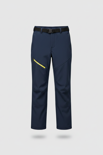 Pantalon De Pluie Bleu Marine Enfant Chaud Imperméable Extensible - Polyester - vue 3