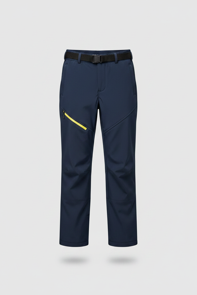 Pantalon De Pluie Bleu Marine Enfant Chaud Imperméable Extensible - Polyester - vue 3