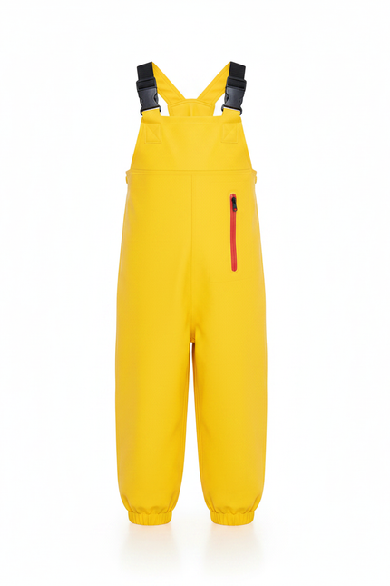 Pantalon De Pluie De Chasse - Jaune Polyester - vue 3