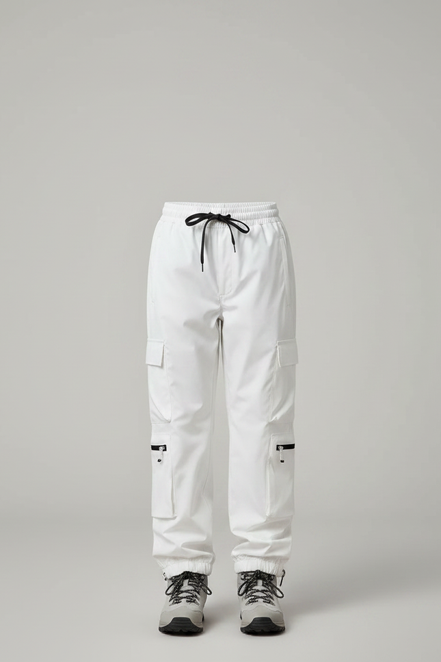 Pantalon De Pluie Blanc Cargo Imperméable Enfant - Polyester - vue 3