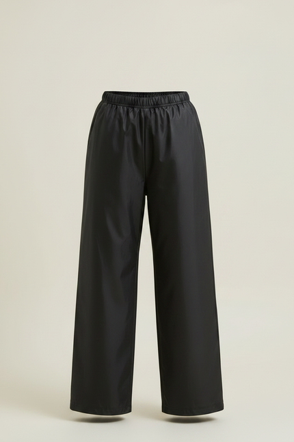 Pantalon De Pluie Noir Ample Imperméable Enfant Durable - Polyester - vue 3
