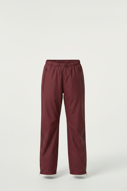Pantalon De Pluie Bordeau Imperméable Ample Enfant - Bordeaux Polyester - vue 3