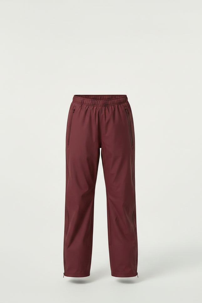 Pantalon De Pluie Bordeau Imperméable Ample Enfant - Bordeaux Polyester - vue 3