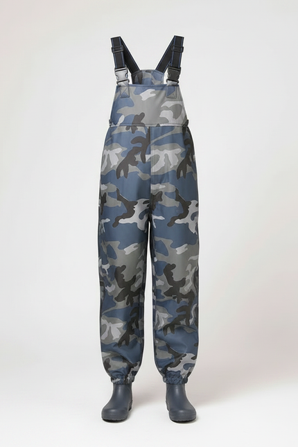 Pantalon Pluie Camouflage - Multicolore Polyester - vue 3