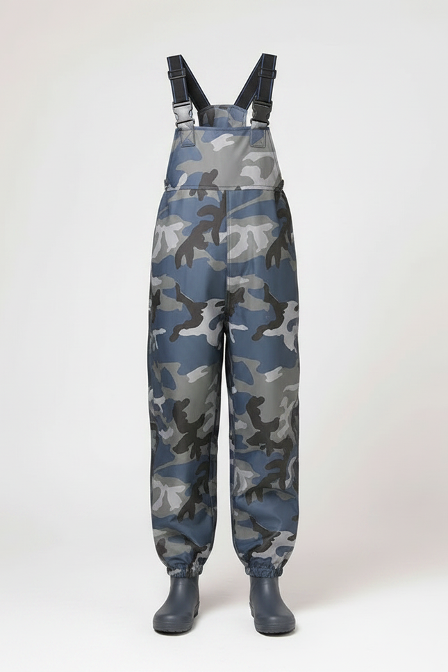 Pantalon Pluie Camouflage - Multicolore Polyester - vue 3