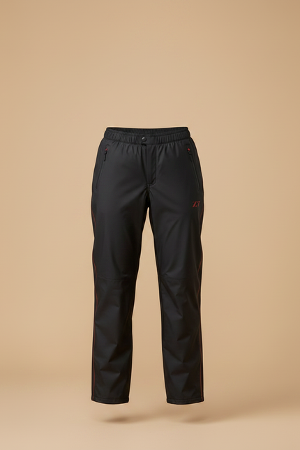 Pantalon De Pluie Noir Imperméable Sportif Femme - Polyester - vue 3