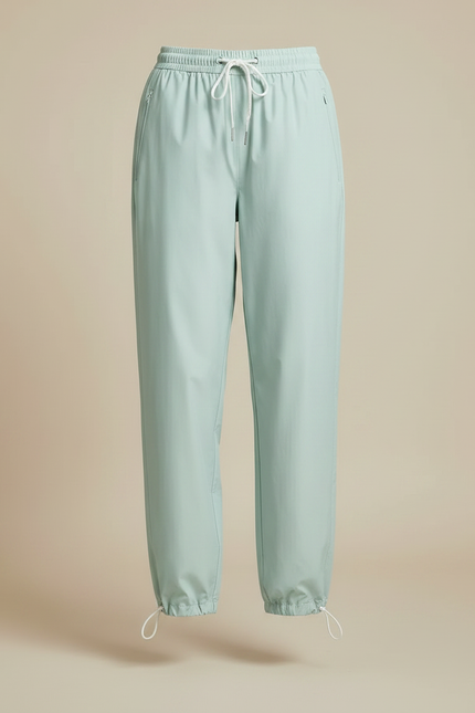 Pantalon De Pluie Vert Menthe Ample Léger Femme - Polyester - vue 3