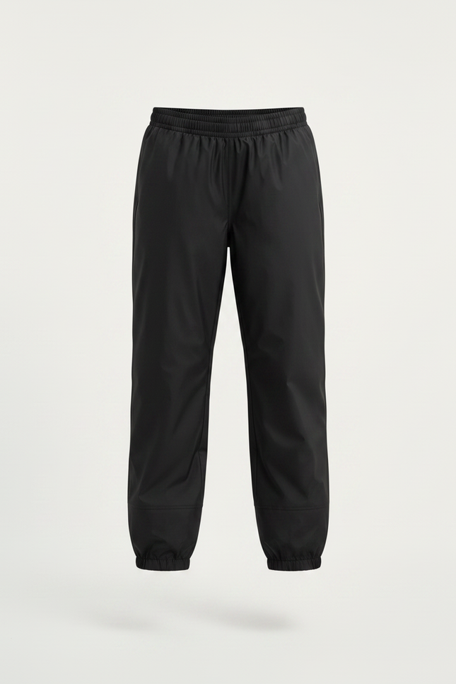 Pantalon De Pluie Noir Imperméblable Ample Enfant - Polyester - vue 3