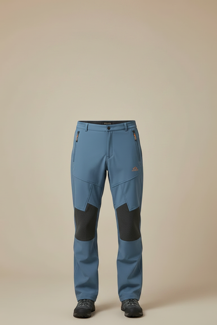 Pantalon De Pluie Bleu Imperméable Randonnée Homme - Polyester - vue 3