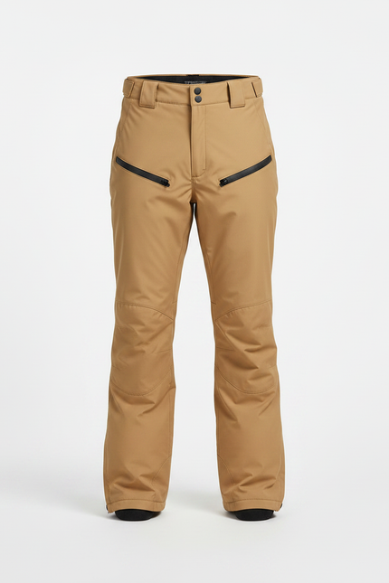 Pantalon De Pluie Beige Bretelles Amovibles Imperméable Homme - Polyester - vue 3