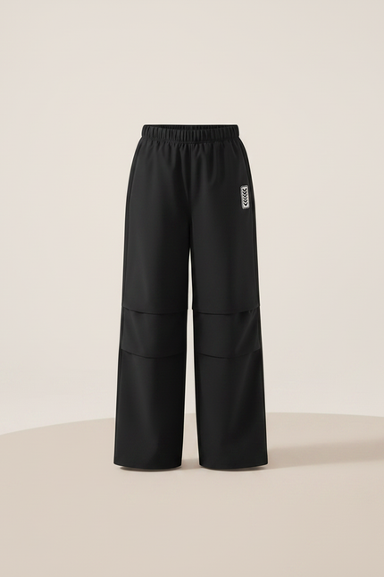 Pantalon De Pluie Noir Ample Imperméable Enfant Léger - Polyester - vue 3