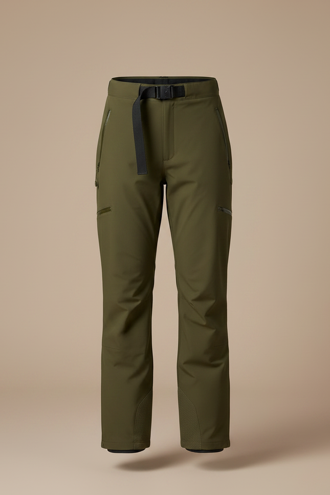 Pantalon Pluie Chaud - Kaki Polyester - vue 3