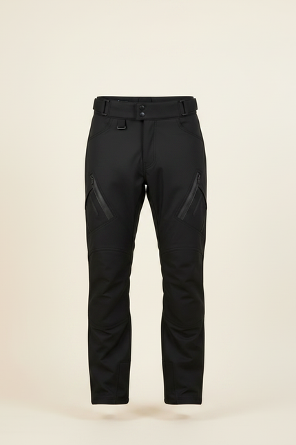 Pantalon De Pluie Noir Homme Imperméable Coupe-Vent Cargo - Polyester - vue 3