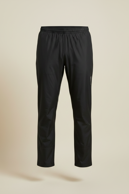 Pantalon De Pluie Noir Coupe Droite Imperméable Homme Sport - Polyester - vue 3