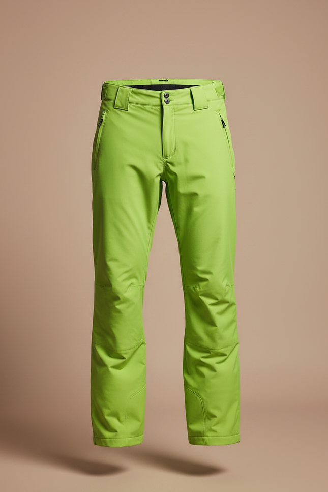 Pantalon De Pluie Vert Fluorescent Imperméable Sport Homme - Polyester - vue 3
