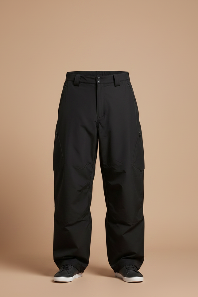 Pantalon Pluie Grande Taille - Noir Polyester - vue 3