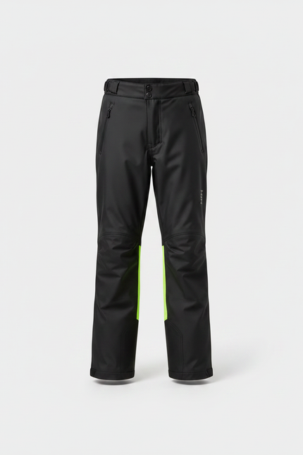Pantalon De Pluie Noir Imperméable Enfant Bandes Fluorescentes - Polyester - vue 3