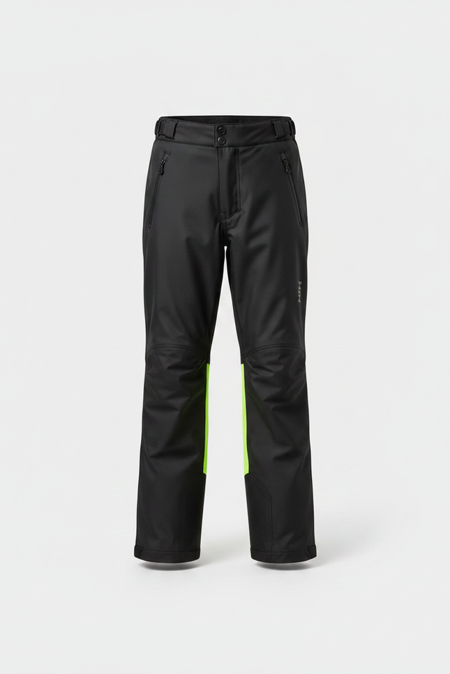 Pantalon De Pluie Noir Imperméable Enfant Bandes Fluorescentes - Polyester - vue 3