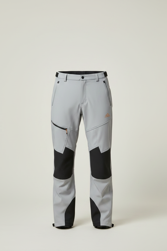 Pantalon De Pluie Gris Imperméable Randonnée Cargo Homme - Polyester - vue 3