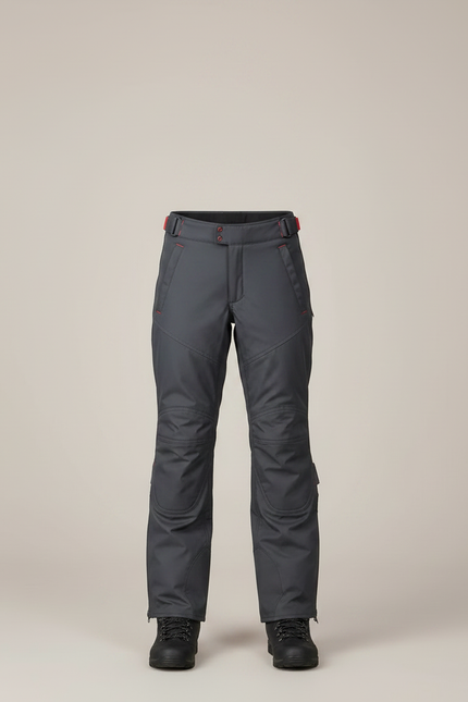 Pantalon De Pluie Gris Imperméable Enfant Sportif Doublé - Polyester - vue 3