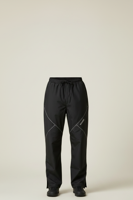 Sur-pantalon De Pluie Moto - Noir Polyester - vue 3