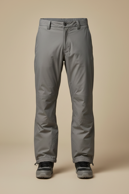 Pantalon De Pluie Gris Imperméable Unisexe Coupe Droite Sport - Polyester - vue 3