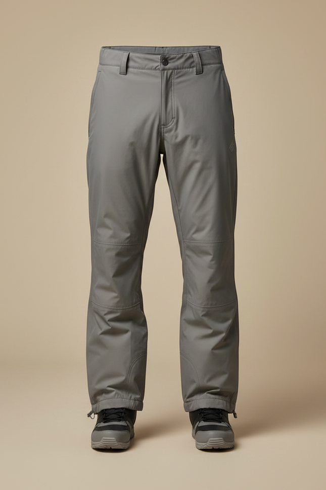 Pantalon De Pluie Gris Imperméable Unisexe Coupe Droite Sport - Polyester - vue 3