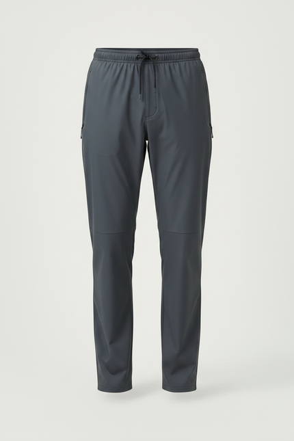 Pantalon De Pluie Gris Imperméable Décontracté Homme - Polyester - vue 3