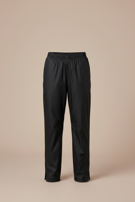 Pantalon Pluie Avec Fermeture Éclair - Noir Polyester - vue 3