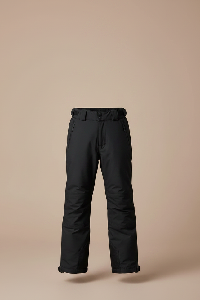 Pantalon De Pluie Noir Bretelles Imperméable Enfant Hiver - Polyester - vue 3