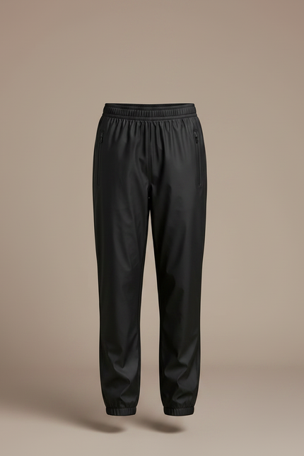 Pantalon De Pluie Noir Impermééable Enfant Ajustable - Polyester - vue 3