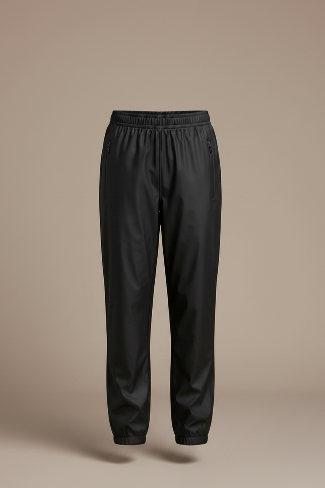 Pantalon De Pluie Noir Impermééable Enfant Ajustable - Polyester - vue 3