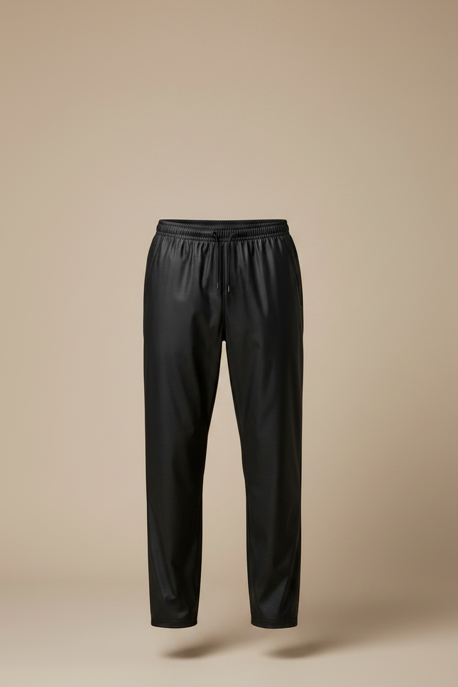Pantalon De Pluie Noir Imperméable Ample Homme Décontracté - Polyester - vue 3