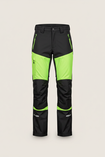 Sur-pantalon Coupe-pluie Imperméable Vélo Gravel - Noir Polyester - vue 3