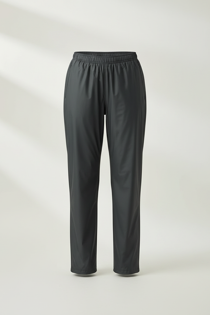 Pantalon De Pluie Gris Imperméable Ample Décontracté - Polyester - vue 3