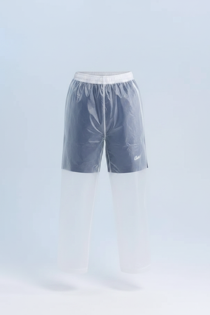 Pantalon De Pluie Transparent Imperméable Enfant Léger - Bleu Polyester - vue 3