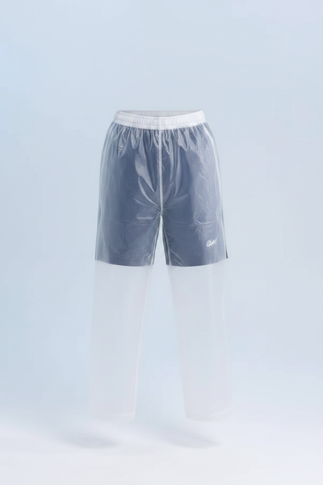 Pantalon De Pluie Transparent Imperméable Enfant Léger - Bleu Polyester - vue 3