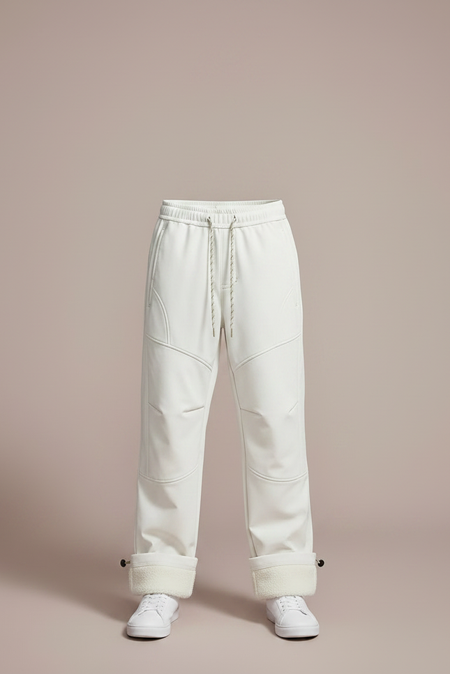 Pantalon De Pluie Blanc Imperméable Enfant Doublé Polaire - Polyester - vue 3