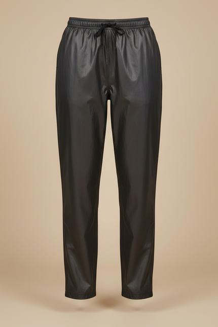 Pantalon De Pluie Noir Imperméable Sportif Ample Femme - Polyester - vue 3
