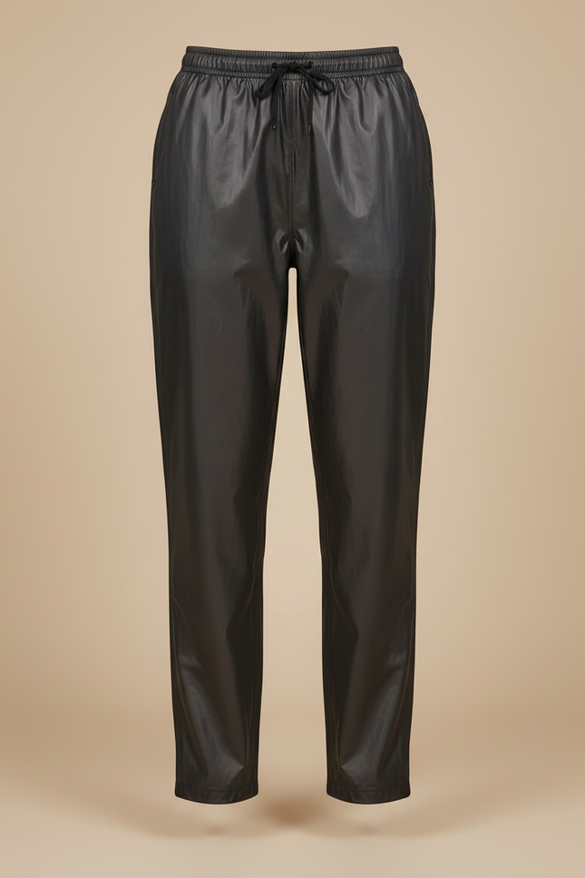 Pantalon De Pluie Noir Imperméable Sportif Ample Femme - Polyester - vue 3