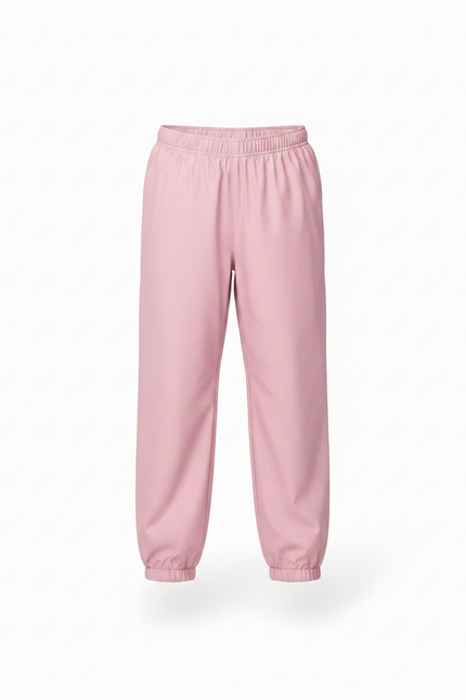 Pantalon De Pluie Rose Imperméable Élastiqué Enfant - Polyester - vue 3