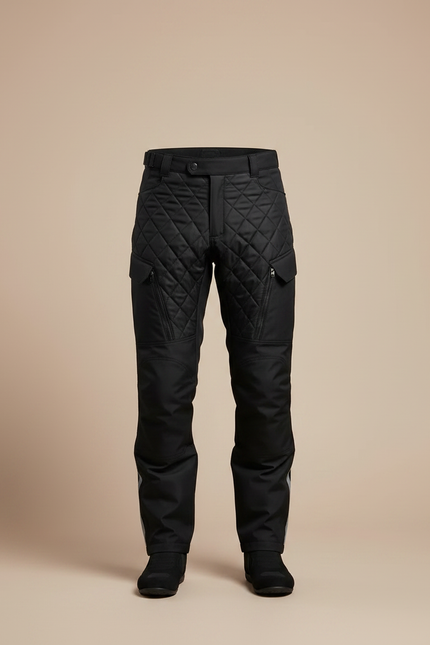 Pantalon Pluie Ouverture Latérale - Noir Polyester - vue 3