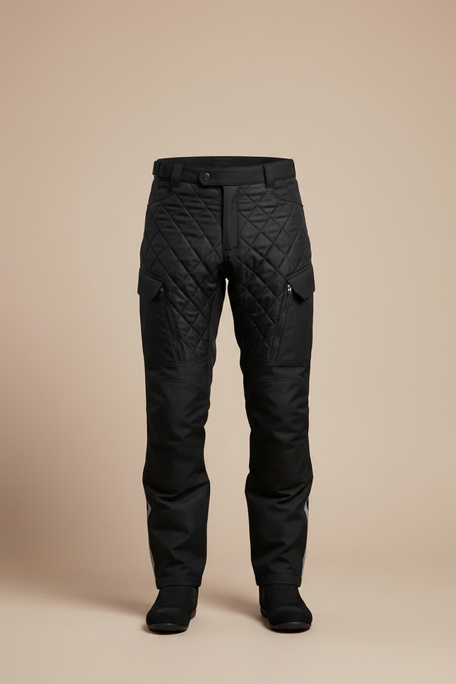 Pantalon Pluie Ouverture Latérale - Noir Polyester - vue 3