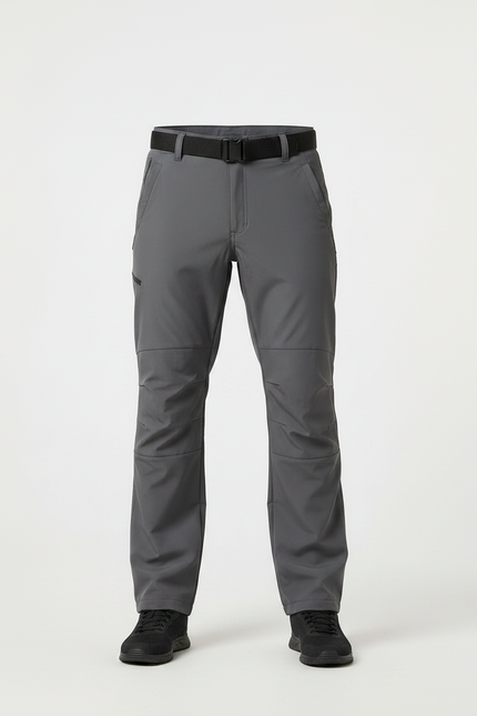 Pantalon De Pluie Gris Imperméable Sport Ceinturé Homme - Polyester - vue 3