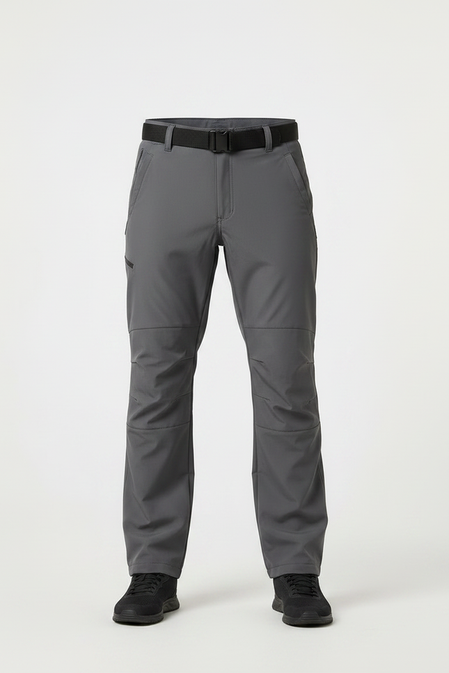 Pantalon De Pluie Gris Imperméable Sport Ceinturé Homme - Polyester - vue 3