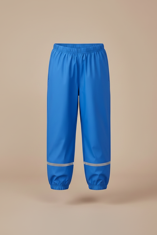 Pantalon Pluie Haute Visibilité - Bleu Polyester - vue 3