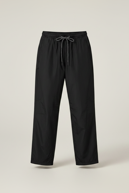 Pantalon De Pluie Noir Ample Cordon Enfant - Polyester - vue 3