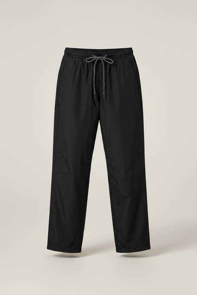 Pantalon De Pluie Noir Ample Cordon Enfant - Polyester - vue 3